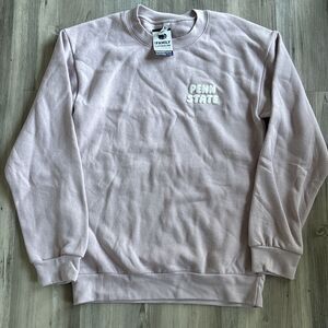 NWT Penn state Pink Puffy Paint Crewneck Sweatshirt Size Small